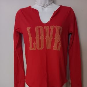 Zadig Voltare red Love top